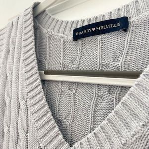 COPY - brandy Melville cropped sweater vest